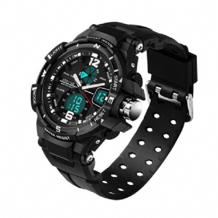 Stryve S8012 Chronographe Lumineux Semaine Affichage Étanche Hommes Sport Double Affichage Montre Numérique