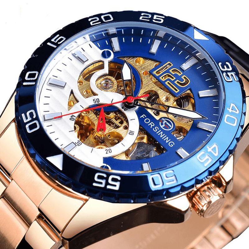 Tm366g Mode Hommes Montre Automatique Business Bracelet En Acier Inoxydable Montre Mécanique