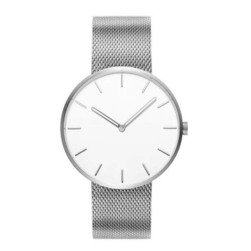 Twentyseventeen Qingpai W001q Élégant Style Décontracté Pointeurs Lumineux 3atm Étanche Mâle Femelle Couples Montre À Quartz