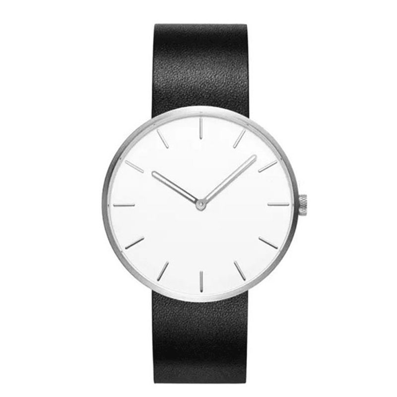 Twentyseventeen Qingpai W001q Élégant Style Décontracté Pointeurs Lumineux 3atm Étanche Mâle Femelle Couples Montre À Quartz