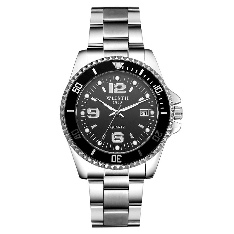 Wlisth Wt0477 Étanche Business Style Hommes Montre Lumineux Affichage Quartz Montre