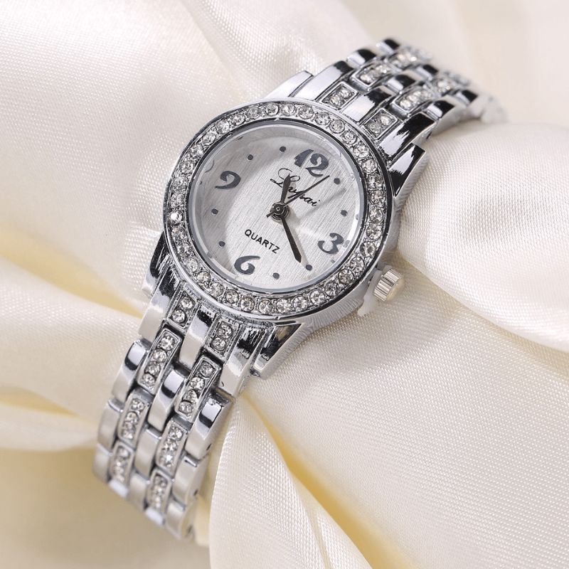 Xr1671-1 Diamond Dress Ladies Montre-bracelet Full Steel Design Élégant Montre À Quartz