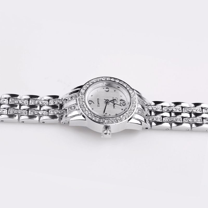 Xr1671-1 Diamond Dress Ladies Montre-bracelet Full Steel Design Élégant Montre À Quartz