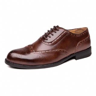 Hommes Richelieu Sculpté Chaussures Habillées Formelles Casual Business Oxfords