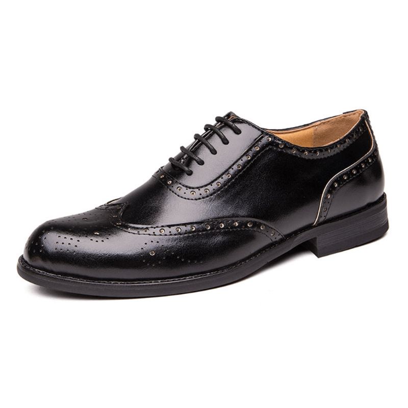 Hommes Richelieu Sculpté Chaussures Habillées Formelles Casual Business Oxfords