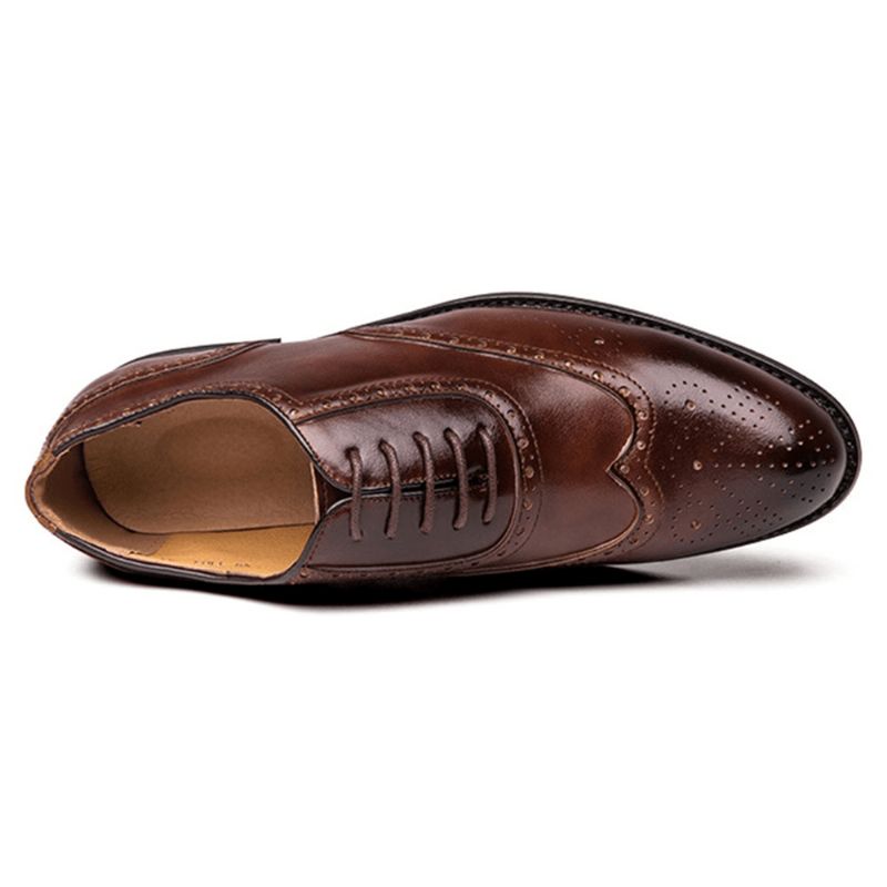 Hommes Richelieu Sculpté Chaussures Habillées Formelles Casual Business Oxfords