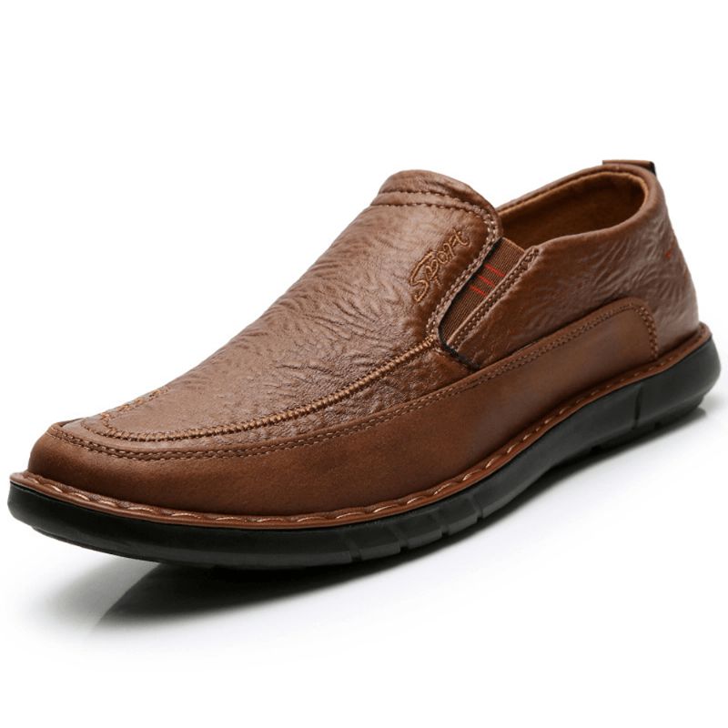 Hommes Slip Resistant À Enfiler Elastic Band Soft Sole Décontractées Daily Oxfords