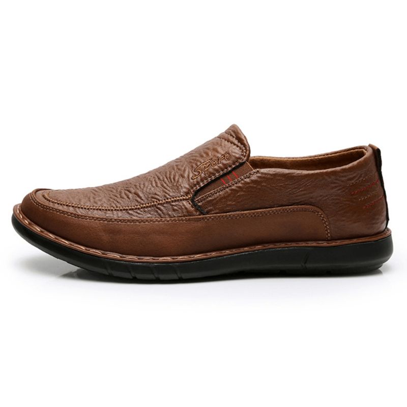 Hommes Slip Resistant À Enfiler Elastic Band Soft Sole Décontractées Daily Oxfords