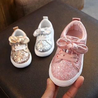 Baskets À Paillettes Pour Bébé Fille