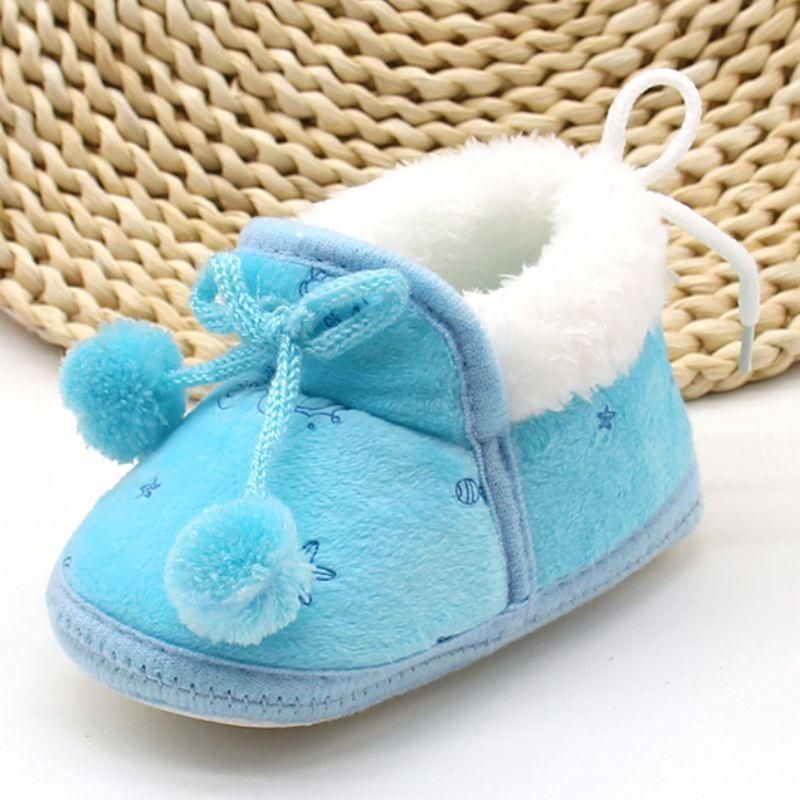 Bottes D'hiver En Coton Pour Bébé Avec Semelle Souple