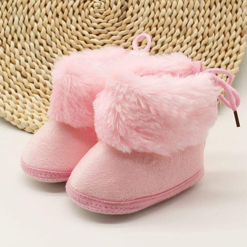 Bottes D'hiver En Coton Pour Bébé Avec Semelle Souple