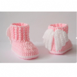 Chaussons Doux Pour Bébé Au Crochet Angel