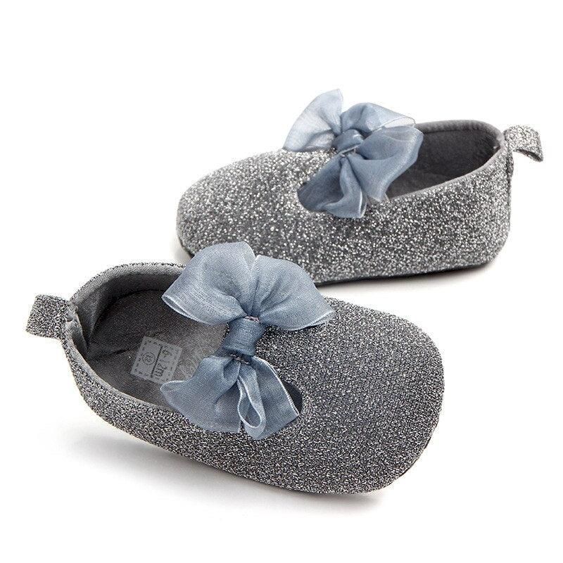 Chaussures Bébé Fille Avec Nœud En Dentelle