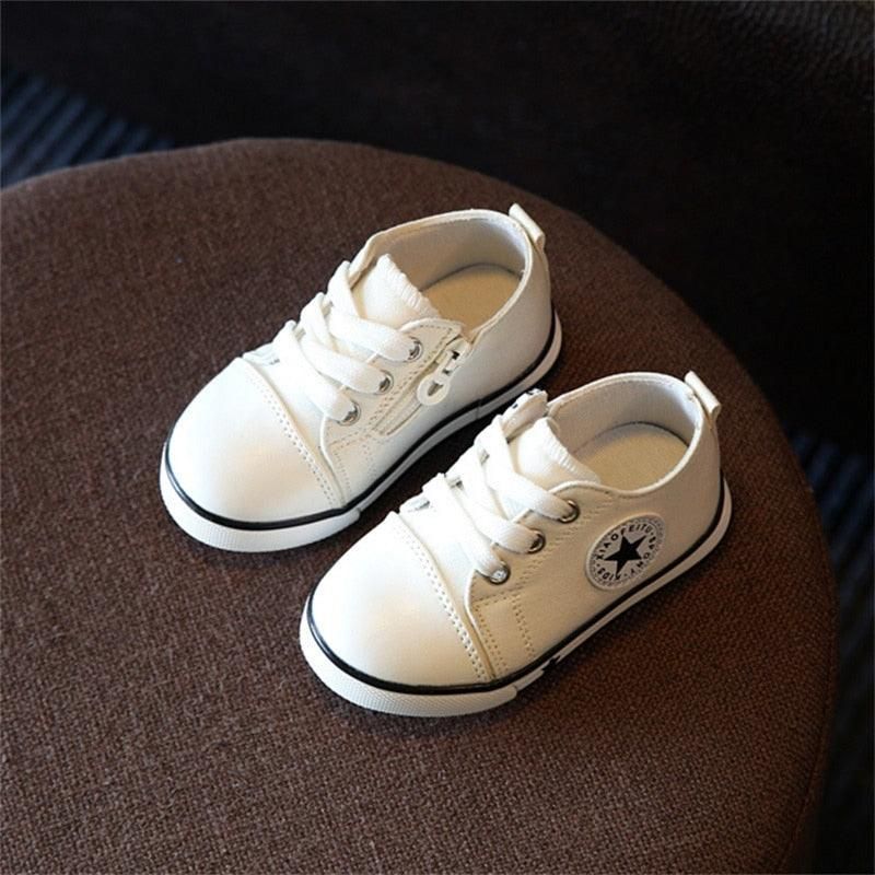 Chaussures De Bébé En Toile Respirante À La Mode