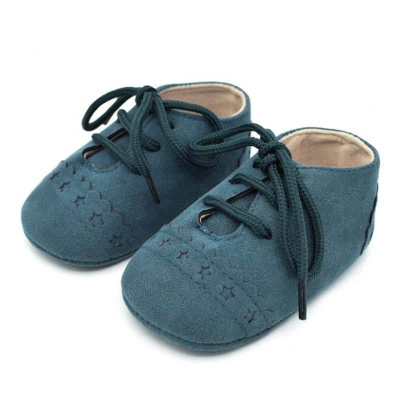 Chaussures Souples En Cuir Nubuck Doux Pour Bébé