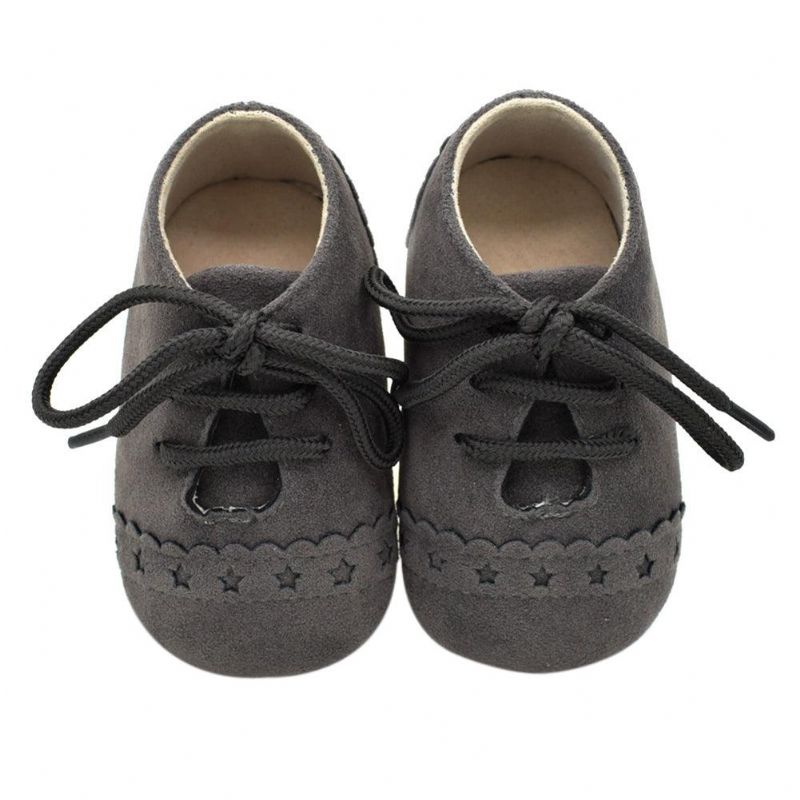 Chaussures Souples En Cuir Nubuck Doux Pour Bébé