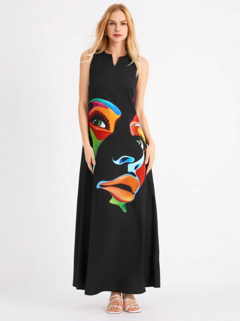 Robe Tissée De Vacances À Col En V