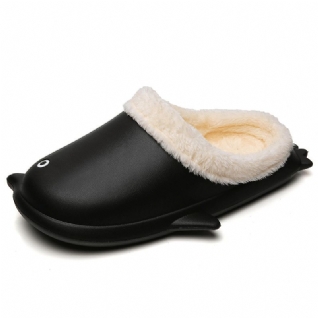 Chaussons En Coton Chauds En Forme De Petit Pingouin Pour Hommes