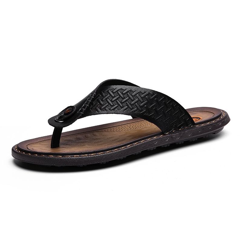 Hommes Flip Flop Retro Casual Soft Home Pantoufles