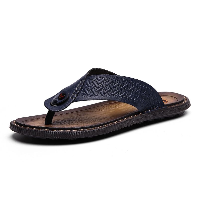 Hommes Flip Flop Retro Casual Soft Home Pantoufles