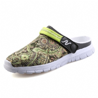 Hommes Pantoufles Chaussures Respirant Fleur Plage Sandales En Plein Air