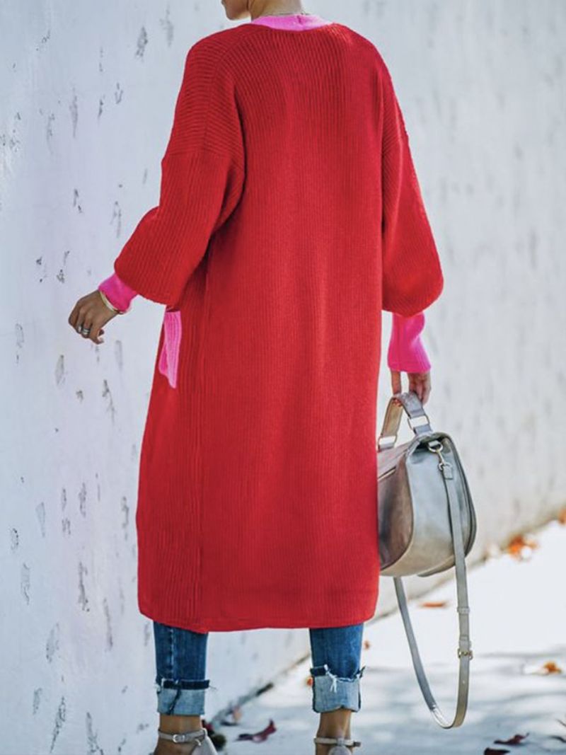 Manteau Pull À Manches Longues Et Coupe Classique