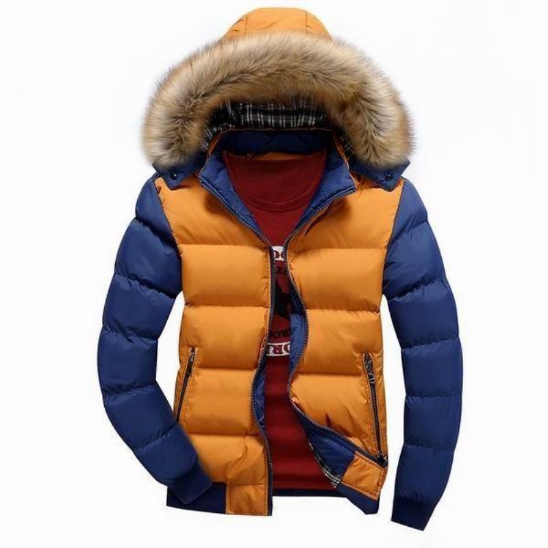 Veste Matelassée À Capuche Amovible Pour Homme