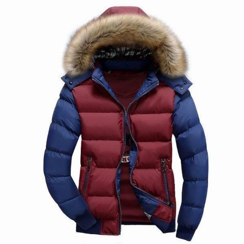 Veste Matelassée À Capuche Amovible Pour Homme