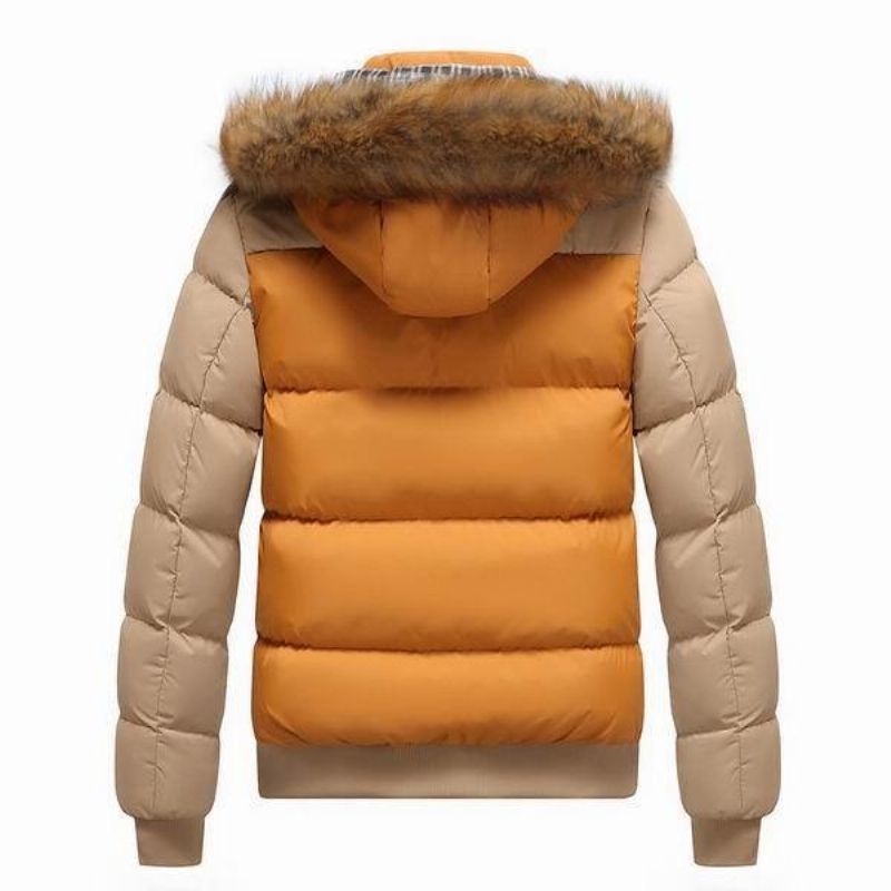 Veste Matelassée À Capuche Amovible Pour Homme