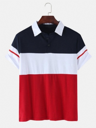 Chemise De Golf Décontractée À Manches Courtes Pour Hommes