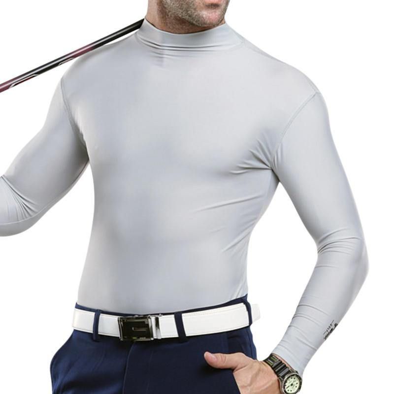 Chemises De Golf À Col Rond Pour Hommes