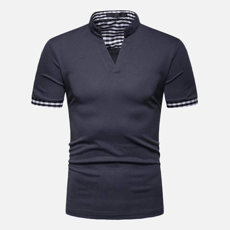 Chemises De Golf À Col En V Pour Hommes