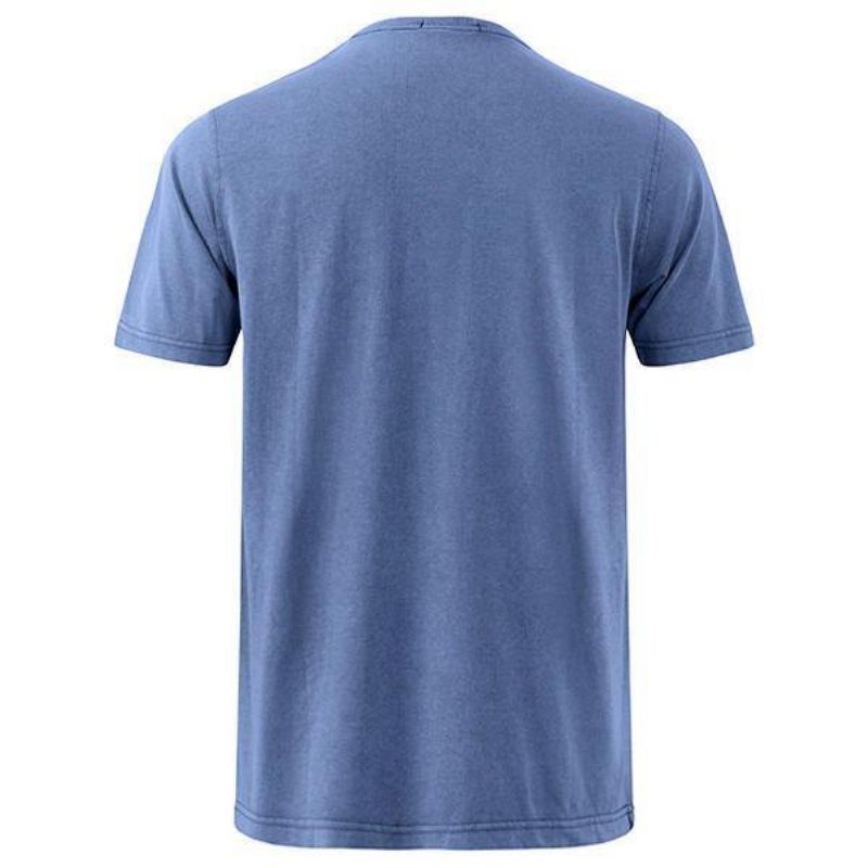 Été Décontracté Col En V Confort Coton T-shirt Hommes Mode Poitrine Poche Hauts T-shirts