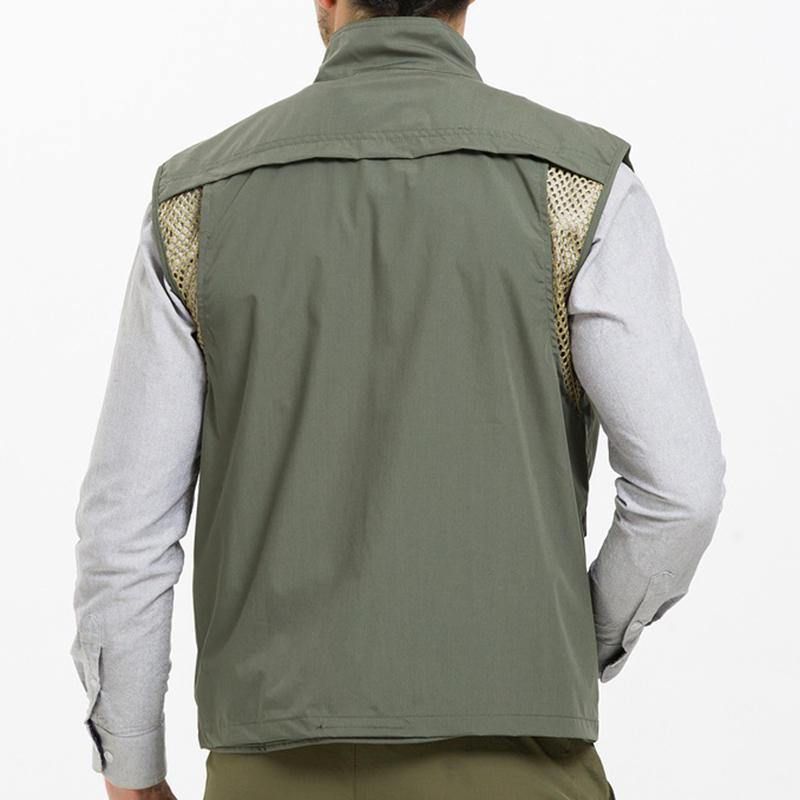 Gilet Utilitaire D'extérieur Respirant Et Imperméable Qiuck Dry Pour Hommes