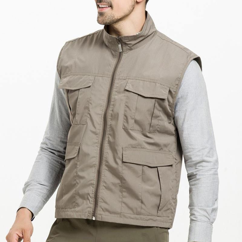 Gilet Utilitaire D'extérieur Respirant Et Imperméable Qiuck Dry Pour Hommes