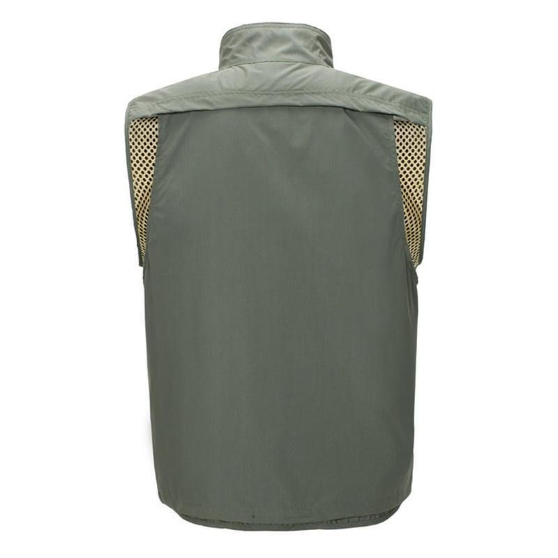 Gilet Utilitaire D'extérieur Respirant Et Imperméable Qiuck Dry Pour Hommes