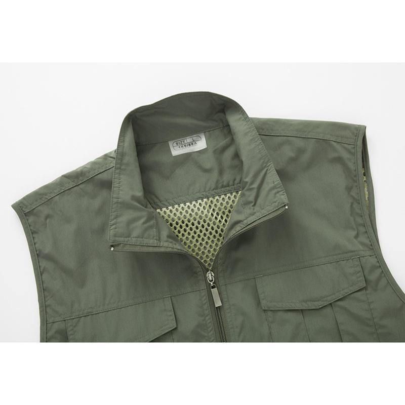 Gilet Utilitaire D'extérieur Respirant Et Imperméable Qiuck Dry Pour Hommes