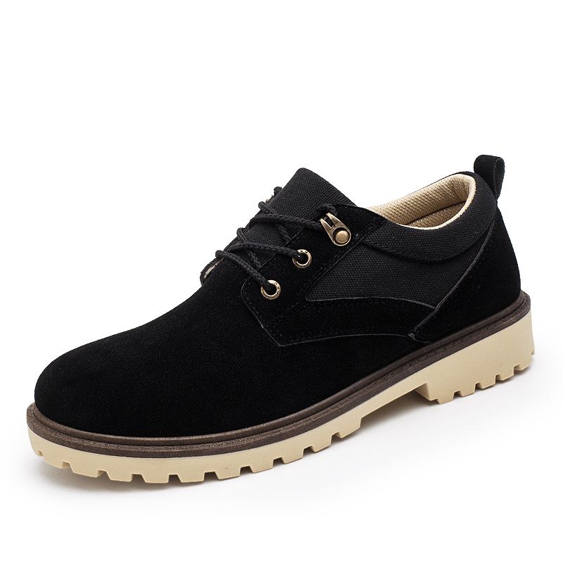 Hommes Respirant Daim Vintage Antidérapant Semelle Confortable Bottes Courtes Casual Business Chaussures