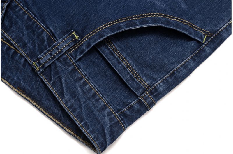 Jeans À Haute Élasticité Loisirs Élastiques Minces Pour Hommes