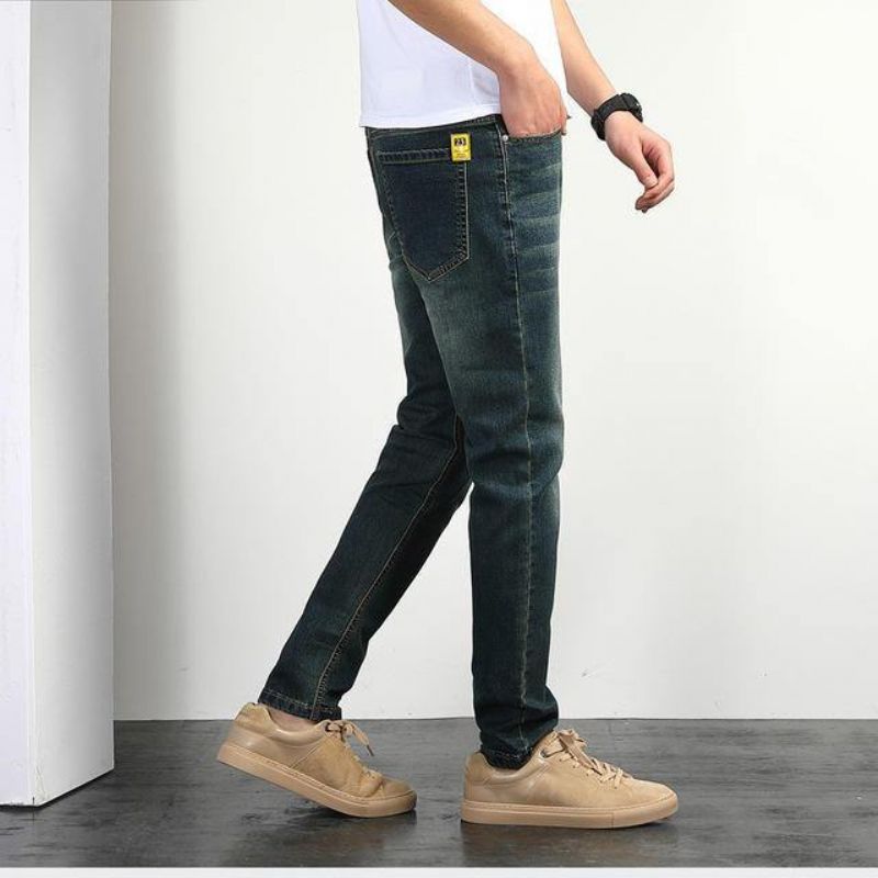 Pantalon Jeans Homme Ample Grande Taille