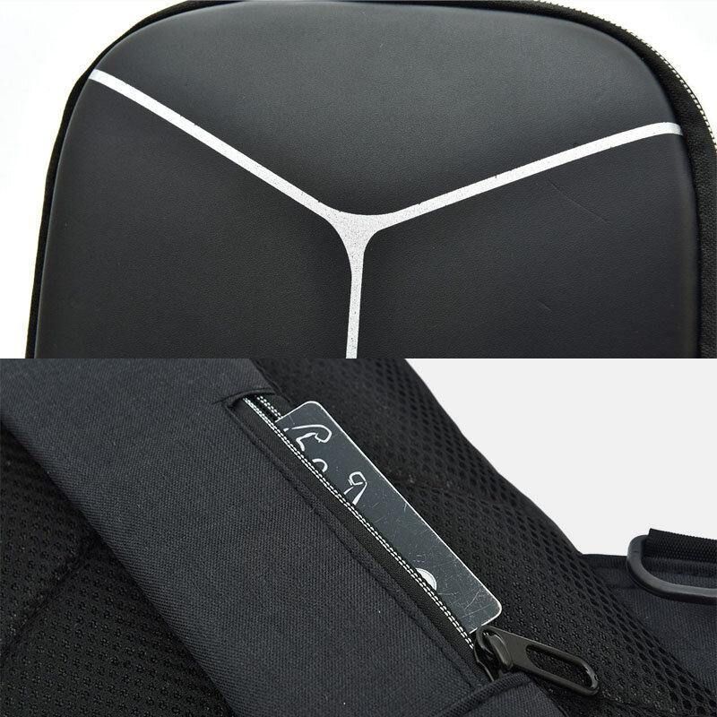 Hommes Nylon Usb Charge Casual Outdoor Brief Chest Bag Sac À Bandoulière