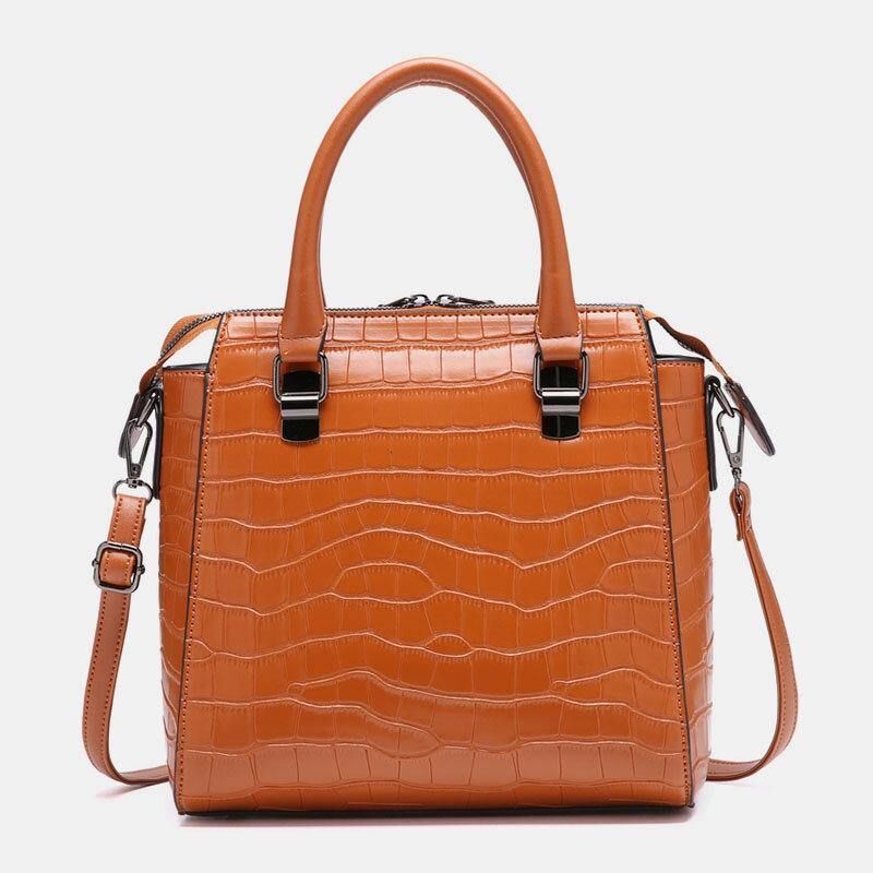 4 Pcs Vintage Croco Embossé Portefeuille Grande Capacité Pochette Sac À Main Sac À Bandoulière Sac À Bandoulière