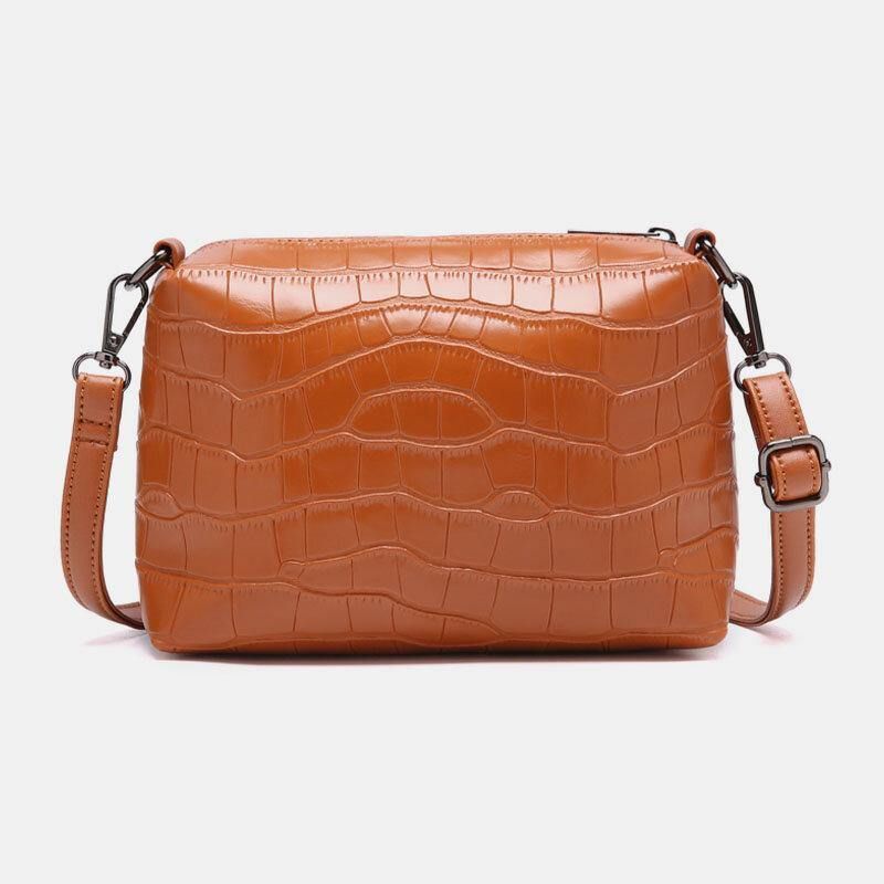 4 Pcs Vintage Croco Embossé Portefeuille Grande Capacité Pochette Sac À Main Sac À Bandoulière Sac À Bandoulière