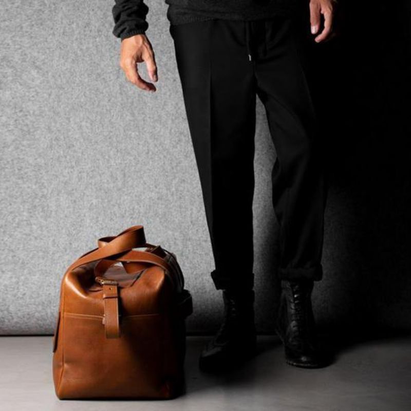 Ekphero Solid Casual Multifonction Bag Pour Homme