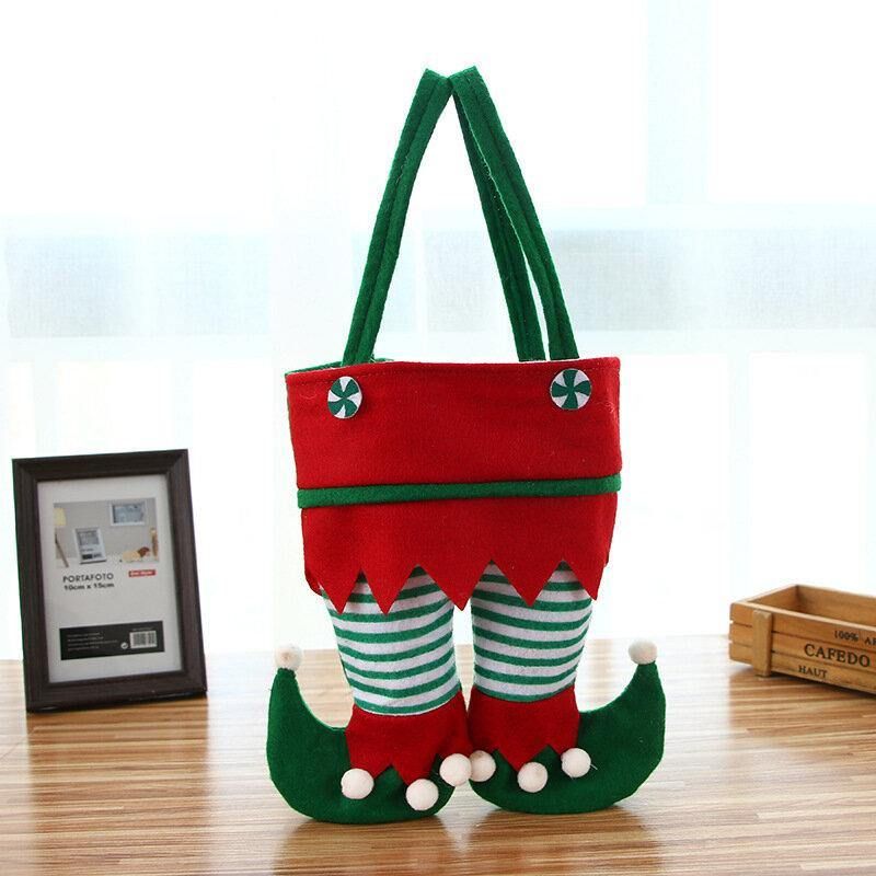 Enfant Adulte Festif Créatif Noël Bouteille De Bonbons Liqueur Cadeau Sac Elf Forme Sac À Main