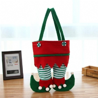 Enfant Adulte Festif Créatif Noël Bouteille De Bonbons Liqueur Cadeau Sac Elf Forme Sac À Main