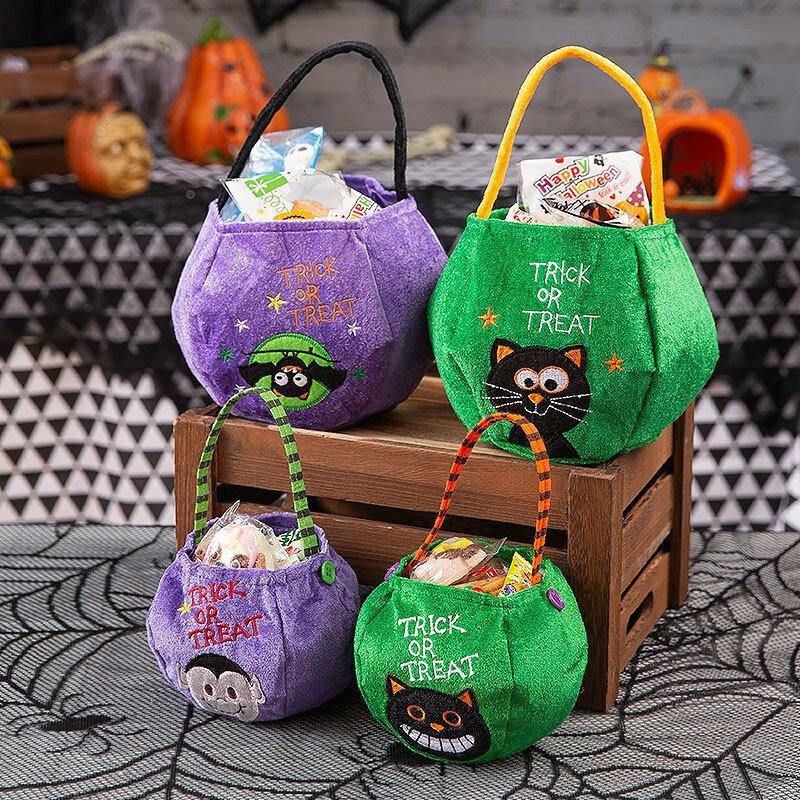 Enfants Halloween Style Pattern Casual Go Out Candy Sugar Carry Bag Sac À Main