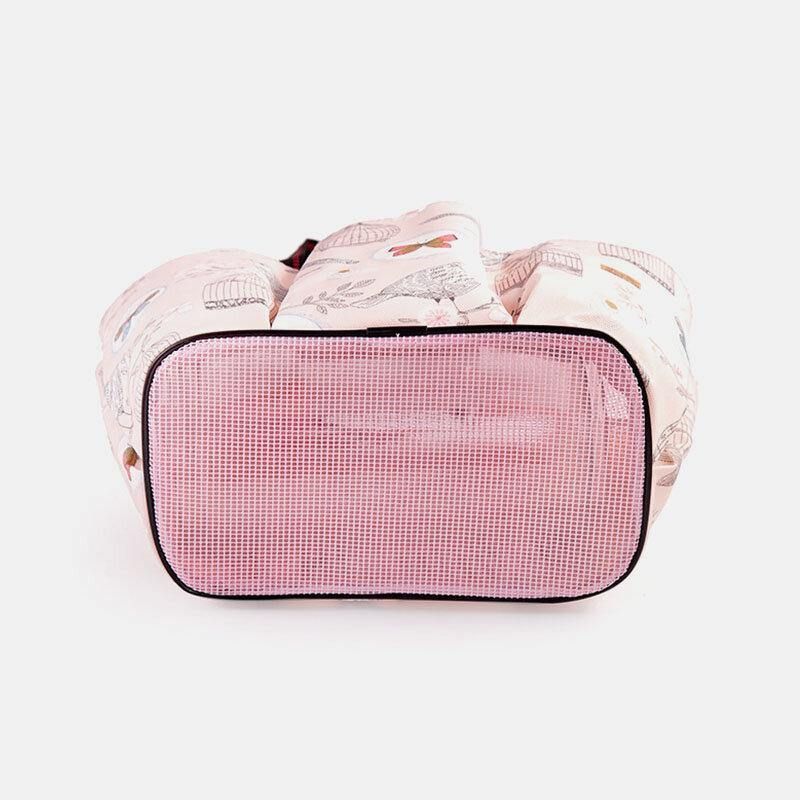 Femmes Grande Capacité Étanche Portable Tet Sac Sports De Plein Air Natation Sac Cosmétique Sac De Rangement