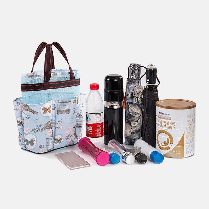 Femmes Grande Capacité Étanche Portable Tet Sac Sports De Plein Air Natation Sac Cosmétique Sac De Rangement