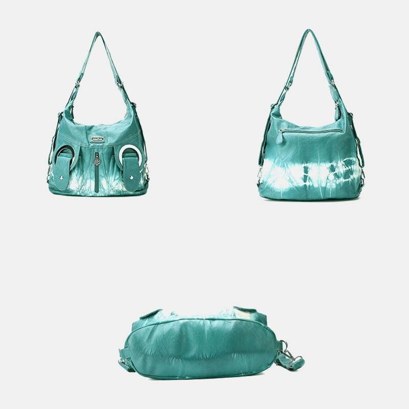 Femmes Tie Dye Multi-porter Imperméable Grande Capacité Sac À Bandoulière Sac À Main Sac À Dos